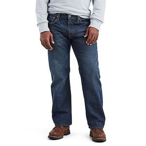 Levi’s denim loose fit straight leg jeans